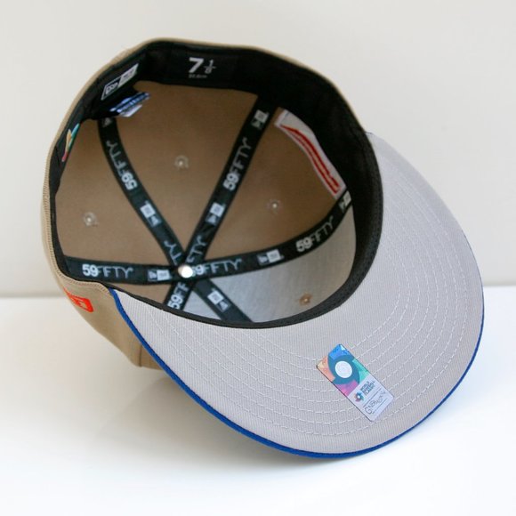 New Era Puerto Rico Fitted Hat 59Fifty WBC Limited Edition Khaki Blue - Picture 8 of 8